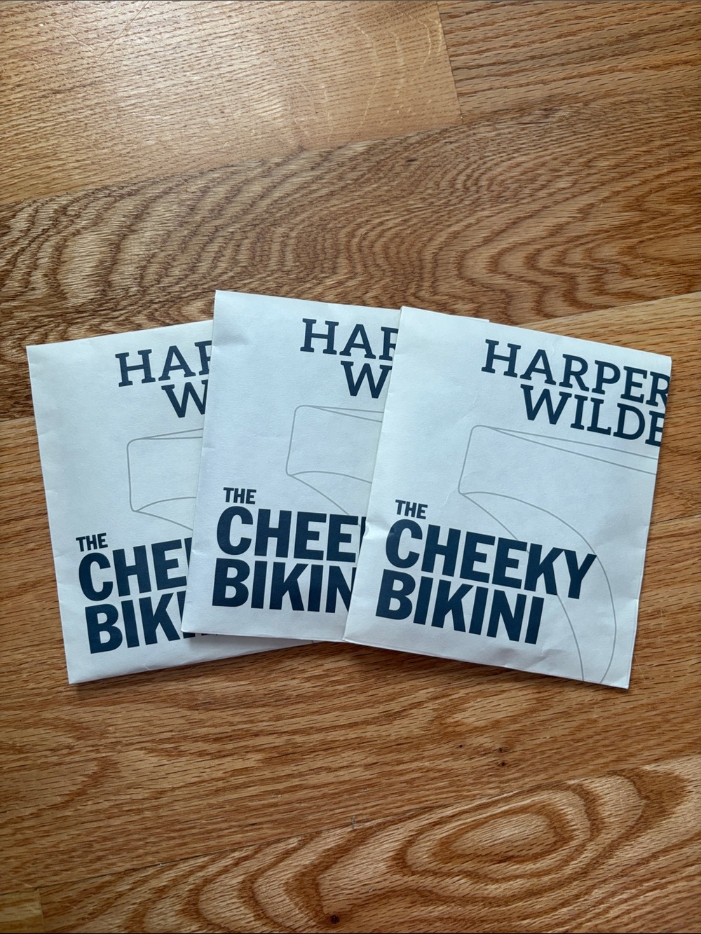 Harper Wilde The Cheeky Bikini Large Panty - color gray